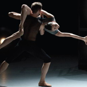 Burrows (with Michael Burton) in &lsquo;Iris&rsquo;, performed by the Zurich Ballet.